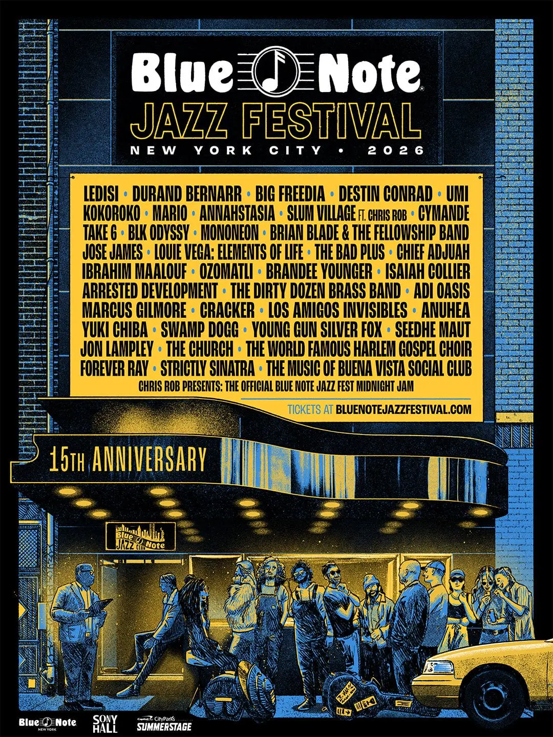 Blue Note Jazz Festival Details 2026 Artist Lineup: Ledisi, Big