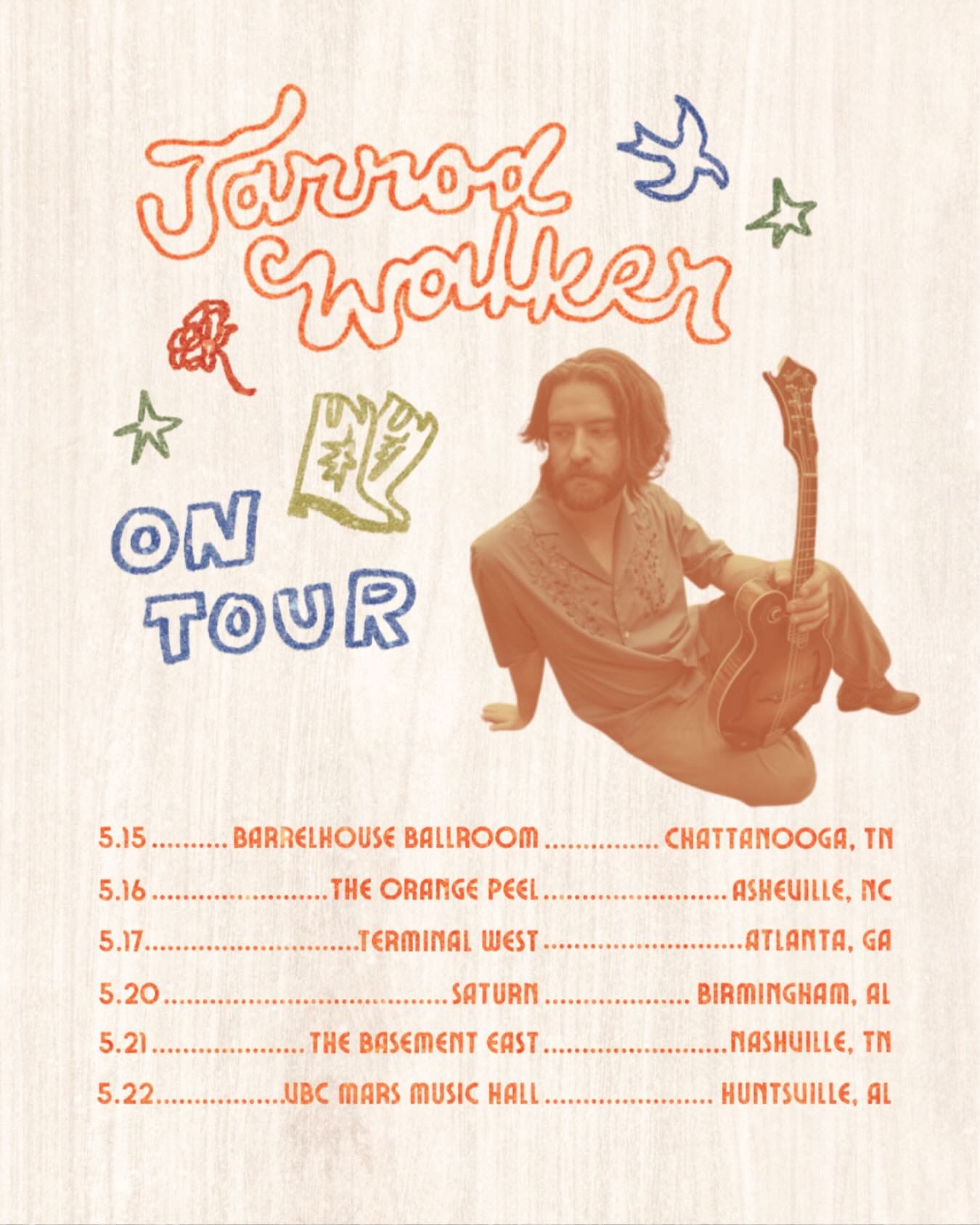 Jarrod Walker Outlines Solo Tour Through the South