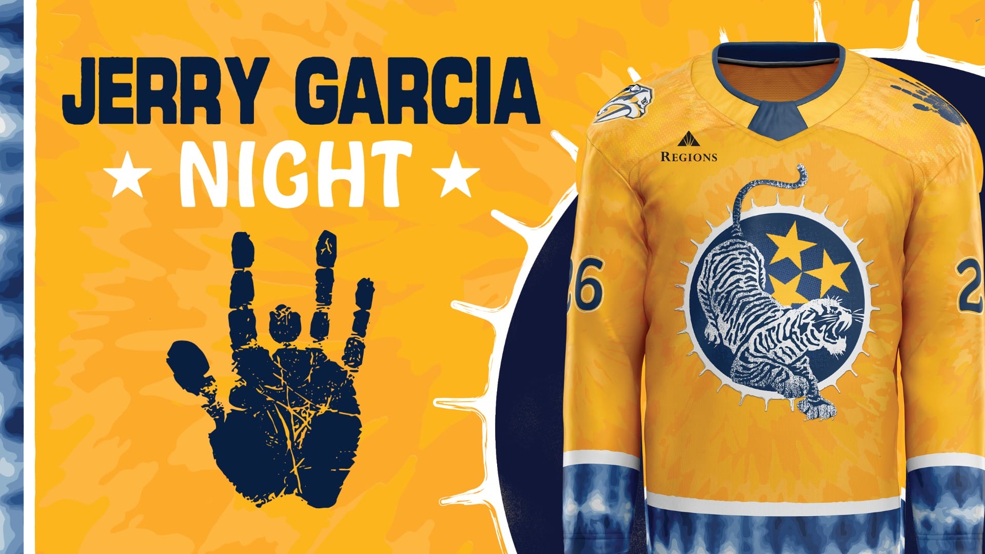 Melt Your Face Off: Nashville Predators to Host Jerry Garcia Night