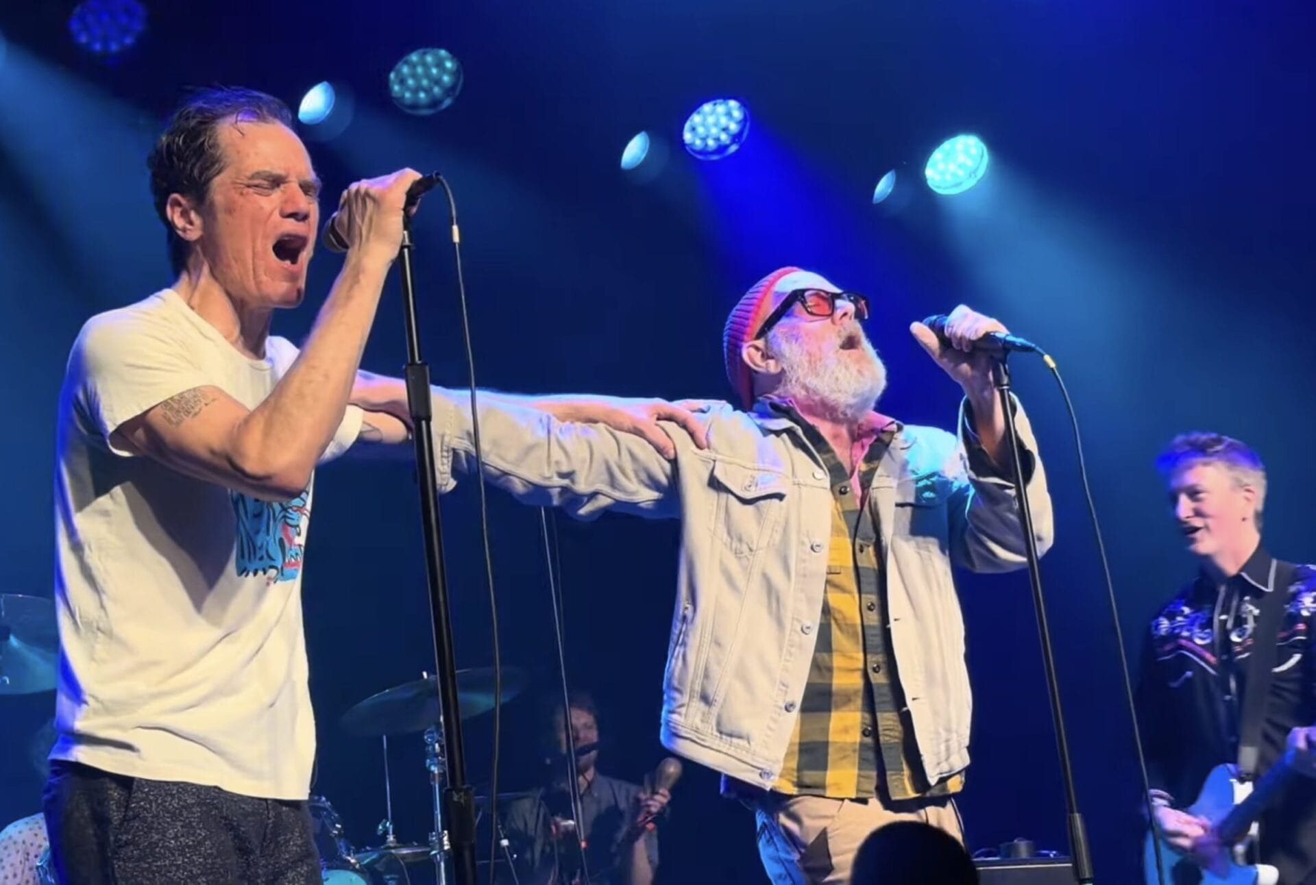 Michael Stipe Performs “These Days” and “The Great Beyond” for the First Time Since 2008 with Michael Shannon and Jason Narducy