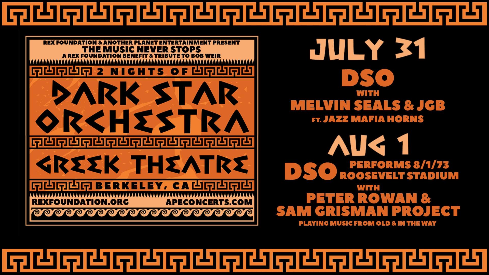 Rex Foundation Details The Music Never Stops/A Tribute to Bob Weir