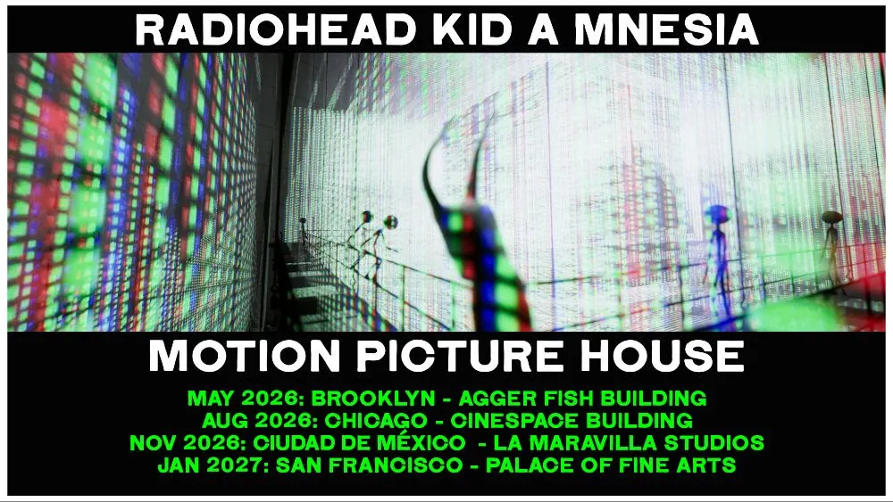 Radiohead Detail Touring ‘KID A MNESIA’ Immersive Art Installation
