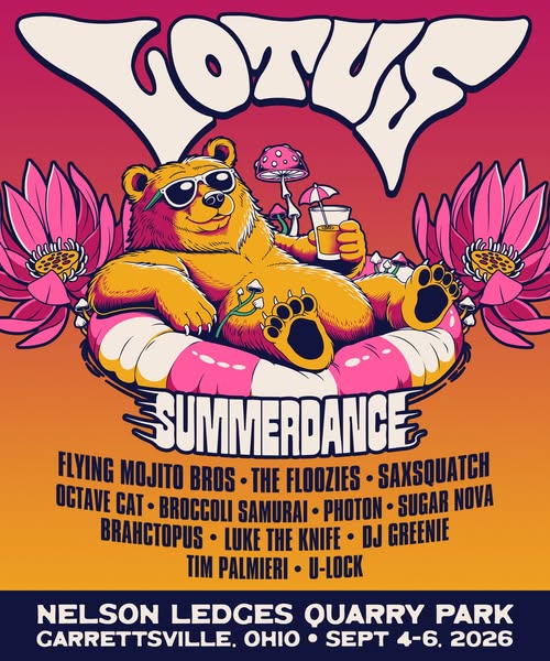 Lotus, Flying Mojito Bros, The Floozies, Saxsquatch and More to Appear at Summerdance