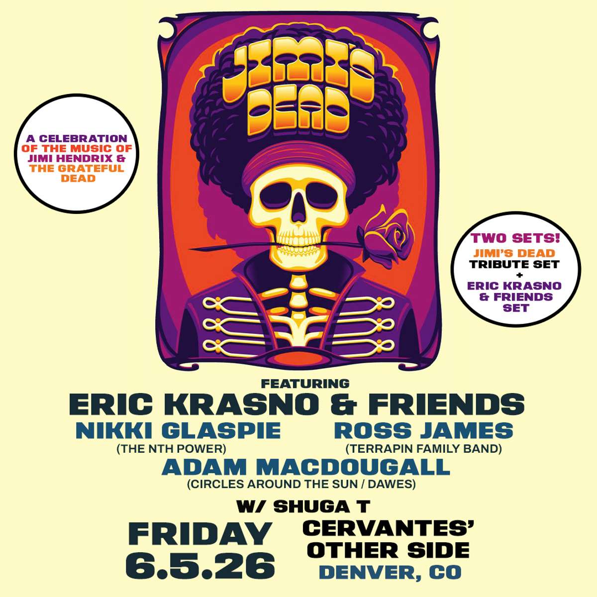 Eric Krasno Confirms Dead and Jimi Tributes, Friends Set in Colorado