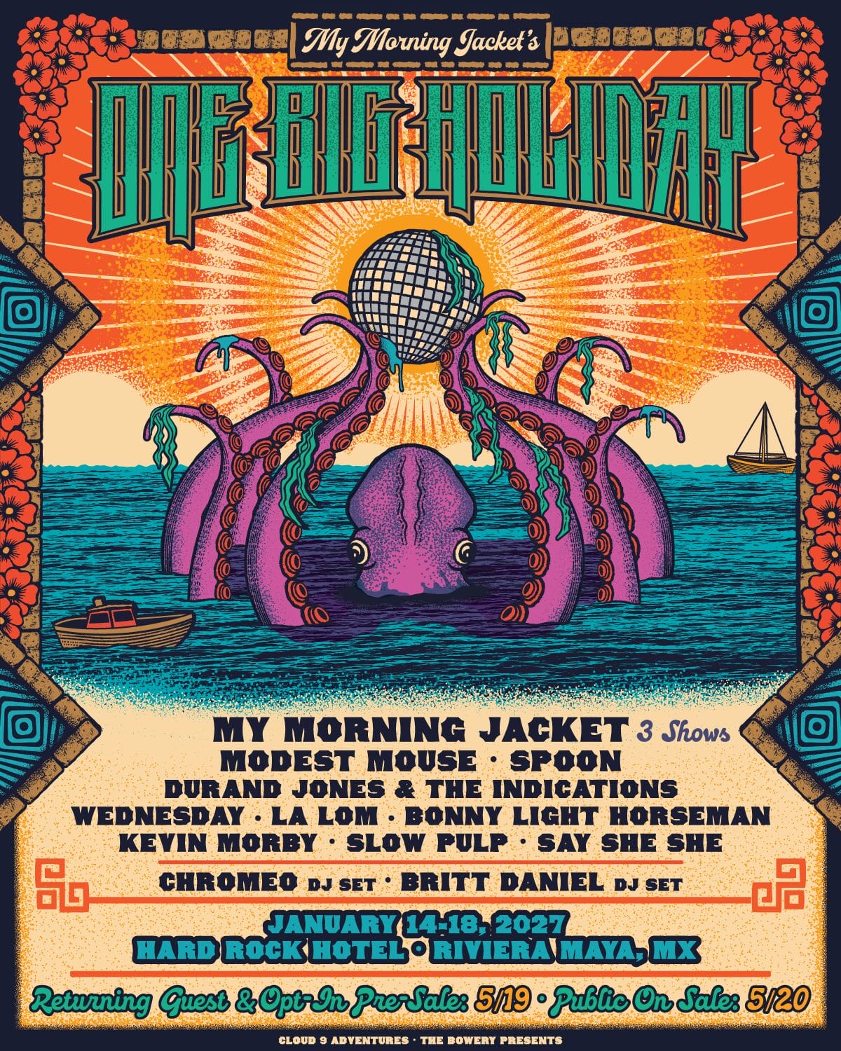 My Morning Jacket Share One Big Holiday 2027 Lineup: Modest Mouse, Spoon, Kevin Morby, Wednesday and More