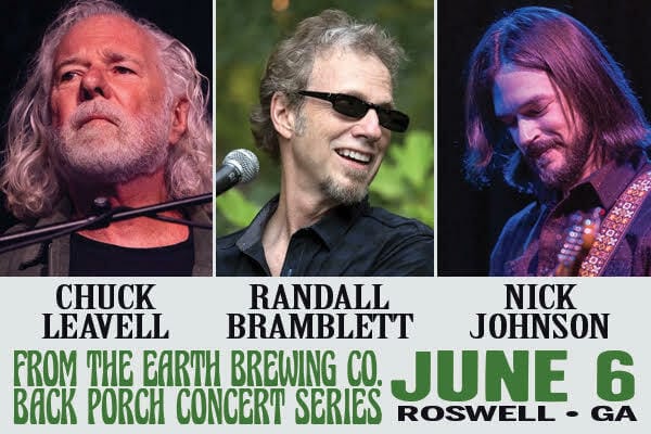 Chuck Leavell Will Join Randall Bramblett Band featuring Nick Johnson in Georgia