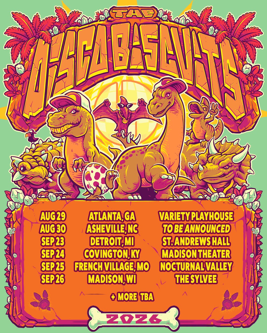 Disco Biscuits Add Late Summer and Fall Dates