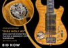 Grateful Guitars Foundation/Music Heals International Benefit Auction Closes Tomorrow with Signed Dire Wolf Bass Guitar #2 and More