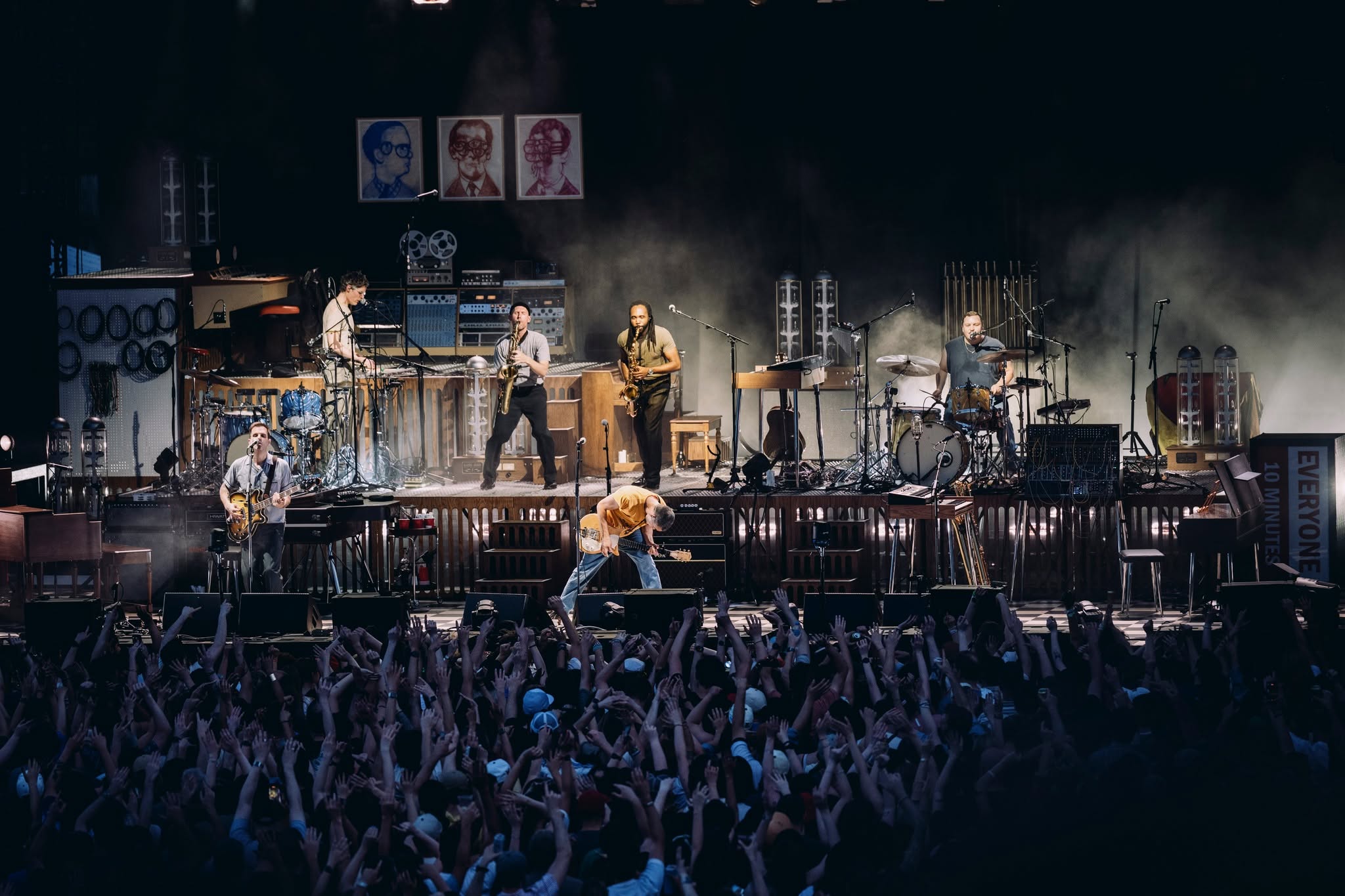 Chris Thile Sits in with Bleachers in Chicago