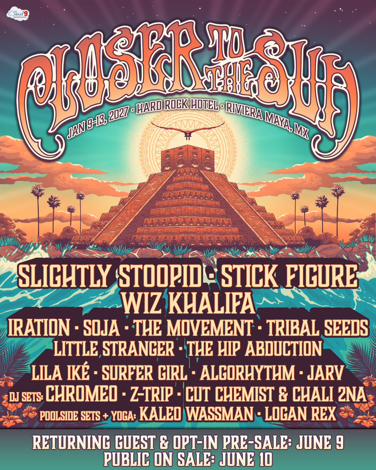 Wiz Khalifa, Iration, SOJA, Chromeo, Little Stranger, The Hip Abduction and More to Join Slightly Stoopid and Stick Figure at Closer to the Sun