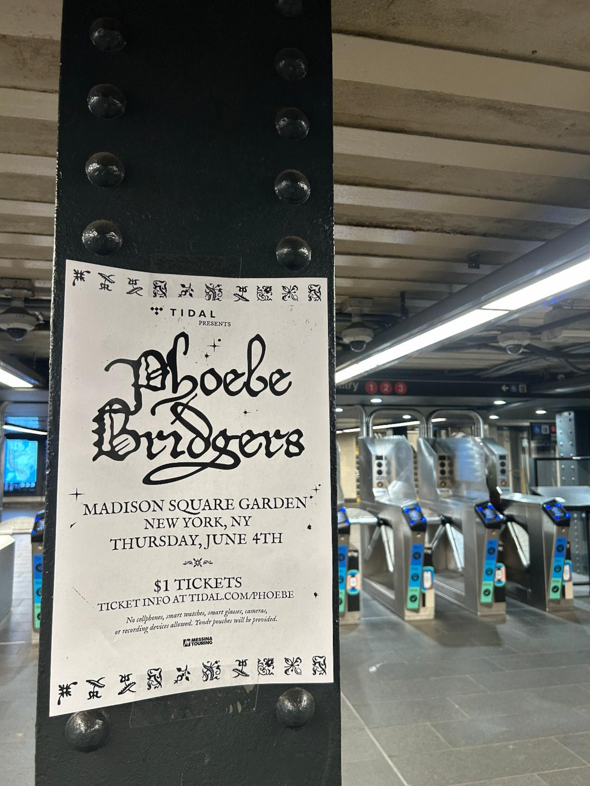 Phoebe Bridgers Confirms “Pop-Up Show” at MSG